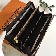 Louis Vuitton Damier Ebene Zippy Wallet N60015 Size 19 x 10 cm - 2