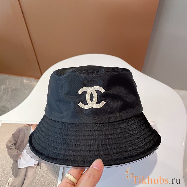 Chanel Bucket Black Hat  - 1