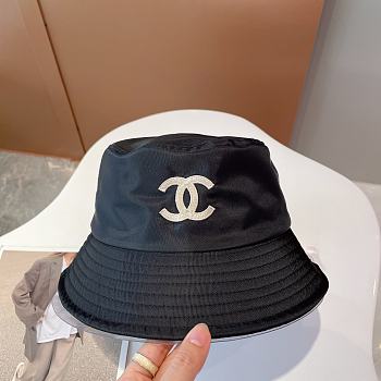 Chanel Bucket Black Hat 