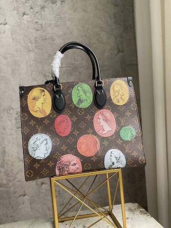 LV OnTheGo MM Monogram Canvas Handbags M59245 Size 35 x 27 x 14 cm