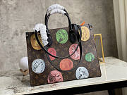LV OnTheGo MM Monogram Canvas Handbags M59245 Size 35 x 27 x 14 cm - 3