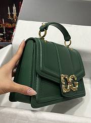 Dolce & Gabbana DG Amore Tote Bag In Green 27x16x8cm - 6