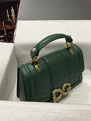 Dolce & Gabbana DG Amore Tote Bag In Green 27x16x8cm - 4