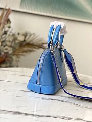 LV Alma BB Handbag Blue M59217 Size 23.5 x 17.5 x 11.5 cm - 5