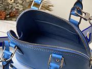 LV Alma BB Handbag Blue M59217 Size 23.5 x 17.5 x 11.5 cm - 4