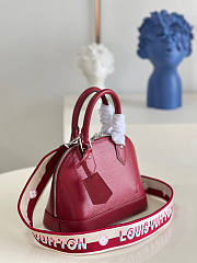 Louis Vuiiton LV Alma Raspberry Pink 23.5x17.5x11.5cm - 3