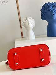 LV Alma BB Handbag Red M59217 Size 23.5 x 17.5 x 11.5 cm - 5