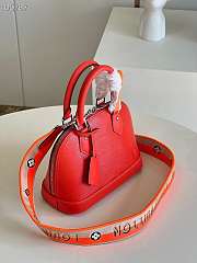 LV Alma BB Handbag Red M59217 Size 23.5 x 17.5 x 11.5 cm - 3