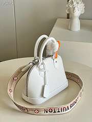 LV Alma BB Handbag White M59217 Size 23.5 x 17.5 x 11.5 cm - 2