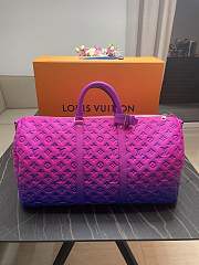 Keepall Bandouliere 50 Blue/Pink 50x29x23cm - 1