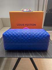 Keepall Bandouliere 50 Blue/Pink 50x29x23cm - 6