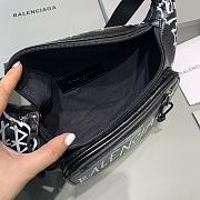 Balenciaga Agneau Graffiti Printed Explorer Belt Bag 37x8.5x17cm - 6