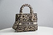 DIOR CD LADY Leopard Print 9027 Size 24×20×11cm - 1