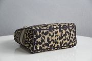 DIOR CD LADY Leopard Print 9027 Size 24×20×11cm - 5