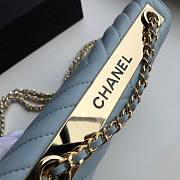 Chanel woc bag light blue 18cm - 3