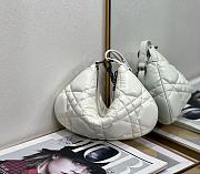 Dior Mini Caro Tulip White 25x16x2.5cm - 2