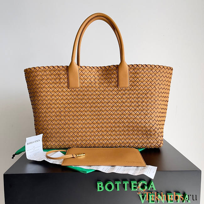 Bottega Veneta Medium Cabat Caramel 40x29x16cm - 1