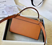 Celine Box Triomphe In Natural Calfskin Tan 22x13.5x6cm - 4