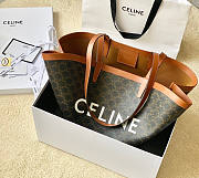 Celine Medium Couffin Cuir Triomphe Tan 58x27x17cm - 1