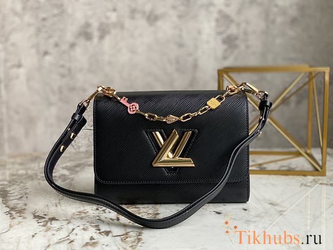 Louis Vuiiton LV Twist MM Black 23x17x9.5cm - 1