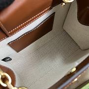 Gucci Diana Mini Tote Camel And Ebony 20x16x10cm - 5