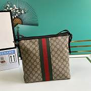 Gucci Canvas Shoulder Bag 27x38x4cm - 4