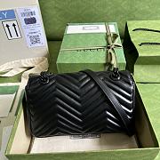 Gucci Marmont Black 443497 Black Hardware Size 26 x 15 x 7 cm - 5