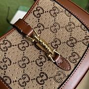 Gucci Jackie 1961 Mini Shoulder Bag Camel 19x13x3cm - 2