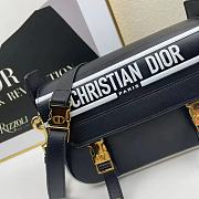 Dior Black and White Smooth Calfskin 23x15x8cm - 6