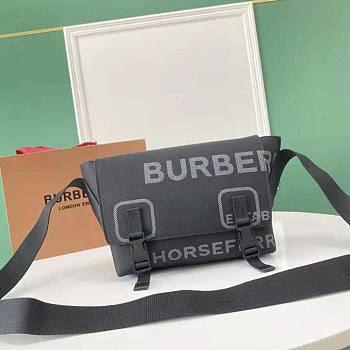 Burberry Horseferry Print Nylon Small Messenger Bag 28.5x7x20cm