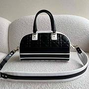 Dior Medium Vibe Zip Bowling Bag Black 35x21x15.5cm - 2