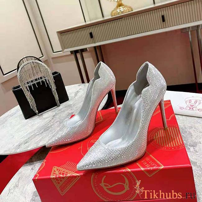 Christian Louboutin Hot Chick 10 cm Silver - 1