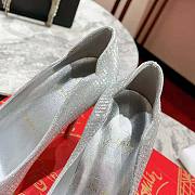 Christian Louboutin Hot Chick 10 cm Silver - 5