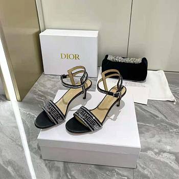Dior Dway Heeled Silver-Tone 6.5cm Heel