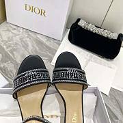 Dior Dway Heeled Silver-Tone 6.5cm Heel - 6