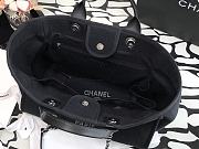 Chanel Deauville Tote Denim Silver-tone 38x34x27cm - 5