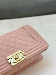 Chanel Leboy Cavier Gold HW Light Pink 25x15x9cm - 6