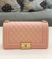 Chanel Leboy Cavier Gold HW Light Pink 25x15x9cm - 1