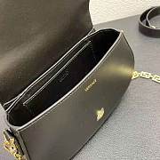 Versace Greca Goddess Shoulder Bag Black 24x4.5x15cm - 4