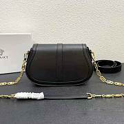 Versace Greca Goddess Shoulder Bag Black 24x4.5x15cm - 3