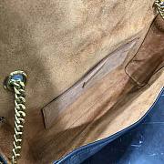 YSL Kate Reversible Chain Bag Crocodile-Embossed Leather 28.5x20x6cm - 3
