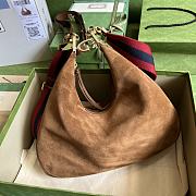 Gucci Attache Large Shoulder Bag Dark Brown 35x32x6cm - 3