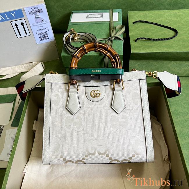 Gucci Diana Small Jumbo Tote Bag Off-white 27x24x11cm - 1