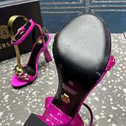 Versace Medusa Chain High Heel Sandals Rose - 6