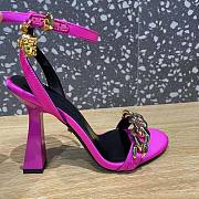 Versace Medusa Chain High Heel Sandals Rose - 2