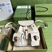 Gucci Backpack Bamboo White 22x22x7cm - 1