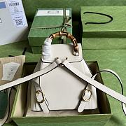 Gucci Backpack Bamboo White 22x22x7cm - 3