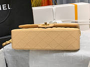 Chanel Flap Bag Caviar Beige Gold HW 23cm - 6