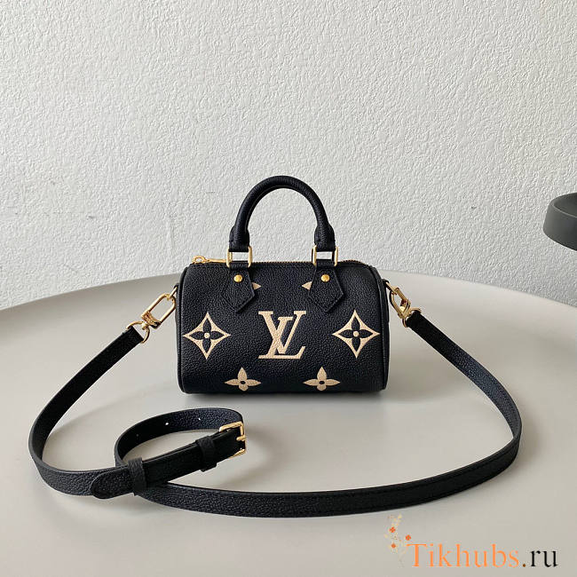 Louis Vuiiton LV Nano Speedy Black 16x10x7.5cm - 1