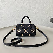 Louis Vuiiton LV Nano Speedy Black 16x10x7.5cm - 1